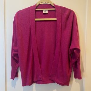 Cabi Cropped Pink Sweater